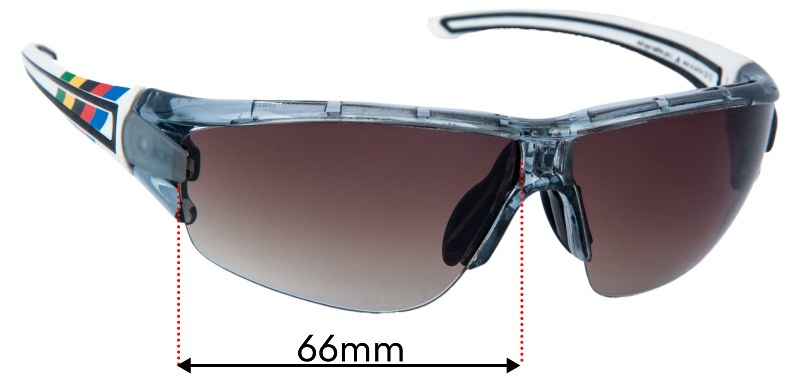 Adidas A167 Evil Eye Halfrim Pro S 66mm Replacement Lenses
